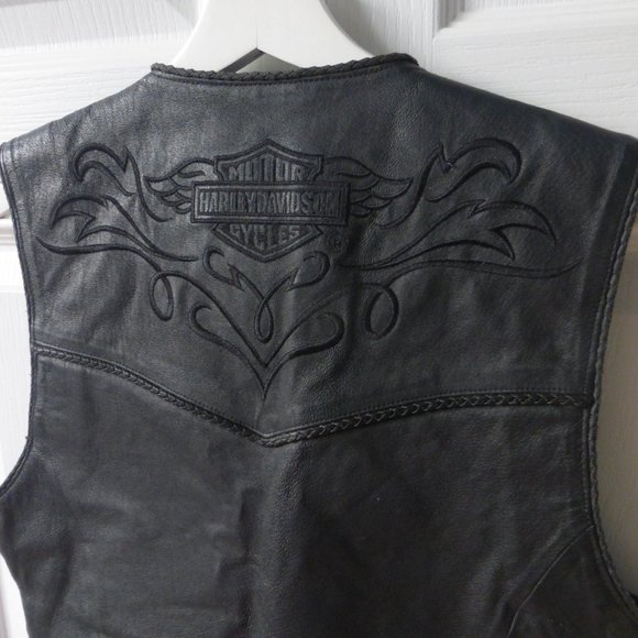 Harley-Davidson Jackets & Blazers - Harley Davidson Leather Vest - Women's Small